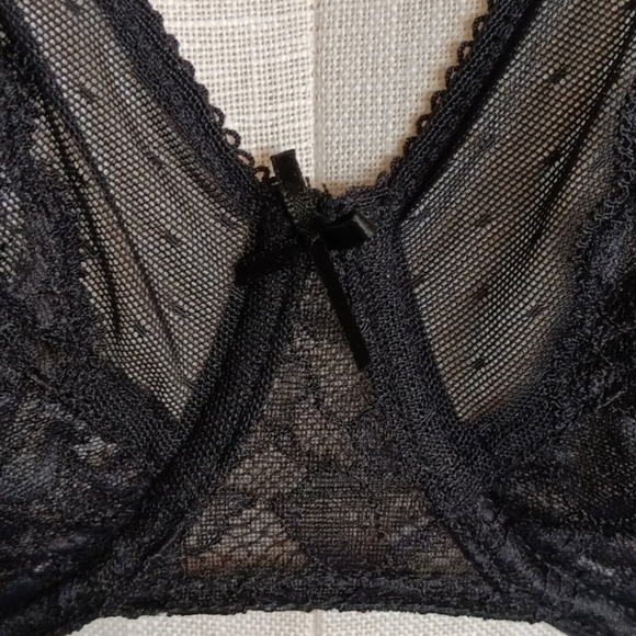 2/$30 Elegant Black Lace Bra - Picture 2 of 5